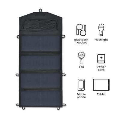 China Zonnepanelen Chargepanelen 28 Watt 6 Monokristallijn Opvouwbare Kit 28W Opvouwbare Rugzak Te koop