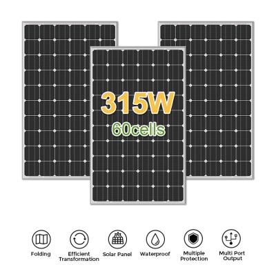 Chine 190,8%-22,5% d'efficacité du panneau Tous les panneaux solaires photovoltaïques Pannelli Noir à vendre