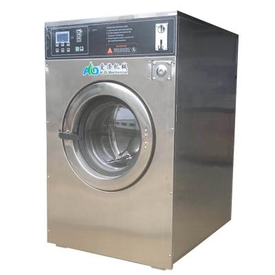 China Commercial Stainless Hotel.factory .laundry industry coin operated coin operated equipment, single deck washer for sale