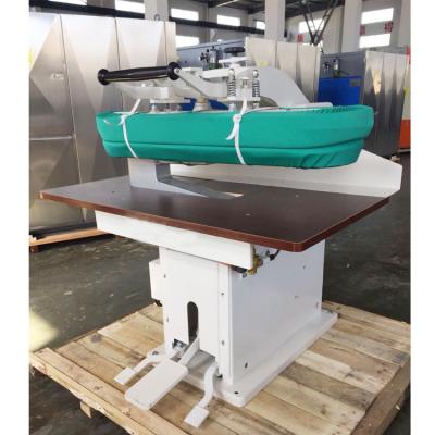 China Semi Automatic Clothes Steam Ironing Machine Steam Pressing Table For Laundry 1350*1400*1300 for sale