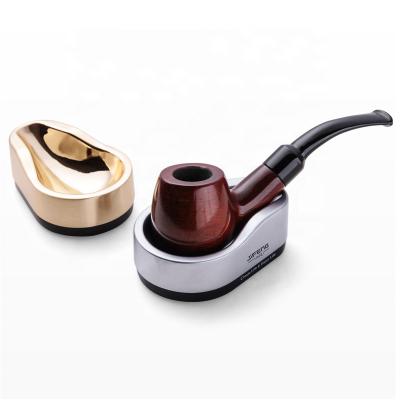 China JIFENG JF106 Gold Tobacco Pipe Traditional Silver Zinc Alloy Metal Customized Holder for sale