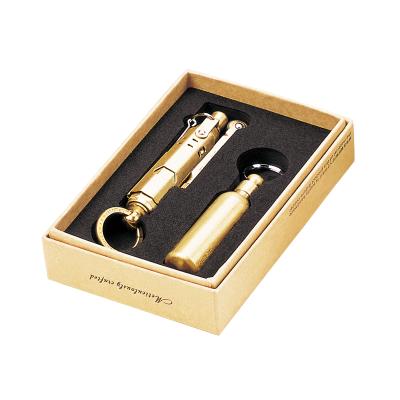 China Brass Key Chain Lighter JF-TZ027 JIFENG Key Chain Oil Igniter with Oil Container Set for sale