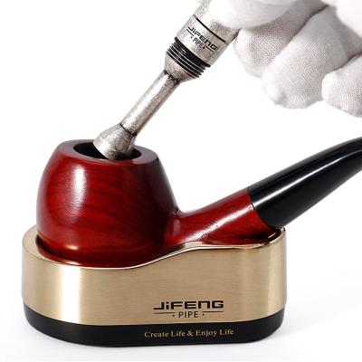 China JIFENG Traditional Factory YD008 Pipe Lover's New Year Vintage Current Style Travel Metal Tobacco Pipe Tamper Brass Remover Tool for sale