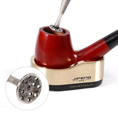 China Removable Pipe Tamper JF-D002 JIFENG Custom Design Removable Vintage Style Travel Metal Tobacco Pipe Tamper for sale