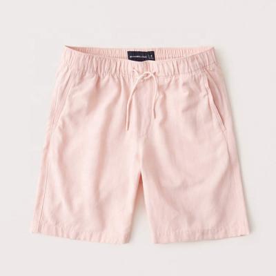 China OEM Size Breathable Summer Hemp Shorts High Quality Breathable Super Durable Elastic Men for sale