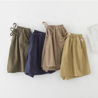 China OEM New Breathable Wholesale Sustainable Casual Thin Linen Cotton And Linen Shorts Hemp Leisure Loose Pants for sale