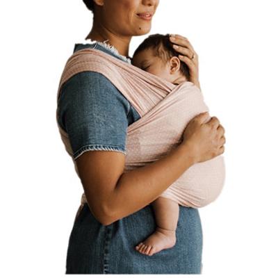 China Green Fiber Coloth Baby Wrap Carrier Cotton Baby Slings For Newborns Soft Cozy for sale