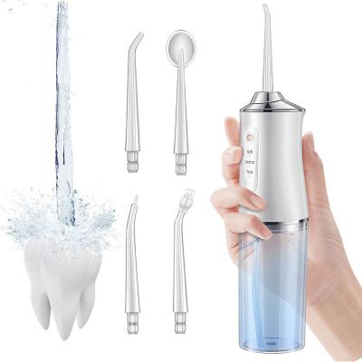 China Dental Flossing Power Oral Flosser Irrigator Jet Mini Handheld Portable Rechargeable Cordless Electric Portable Travel Water Tooth Cleaner Water Flosser for sale