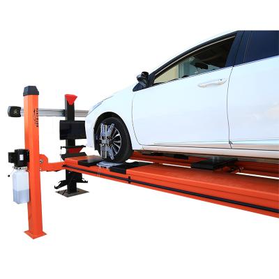 China Tire Service Center Double Screens Wheel Alignment Machine For Sale With Four Post Scissor Lift for sale