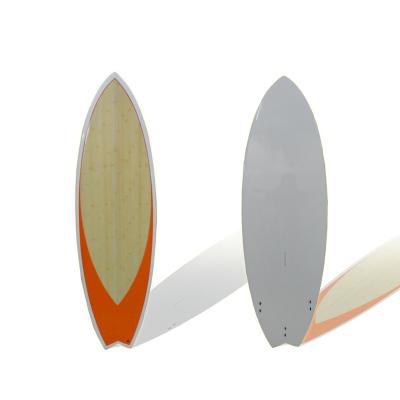 China Surfboard Unisex Wooden Craft Longboard Epoxy Surfboard For Surfing Fish Surfboard for sale