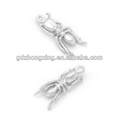 China Silver jewelry fahsion silver ANT charm, imitation jewelry in brass, China jewelry fahsion wholesale for sale