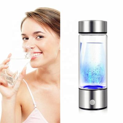 China SPE Eco-friendly Easy Home Care Operation Intelligent Portable Alkaline Generator All Volume Pure Hydrogen H2 Rich Water Bottle for sale