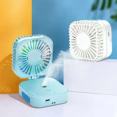 China Mini battery fan small folding jet fan cooling portable/foldable hany electric portable water humidifier for sale