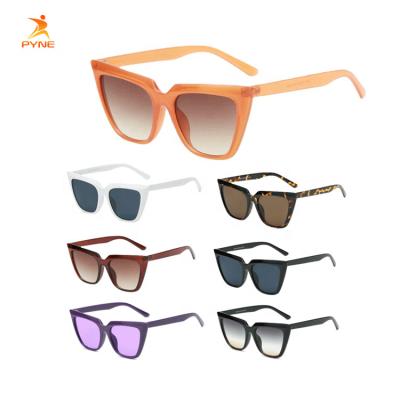 China Polarized Sunglasses Style Latest Oversized Cat Eye Sunglasses 2021 UV400 Shape Branded Women Polarized Fashion Sunglasses for sale