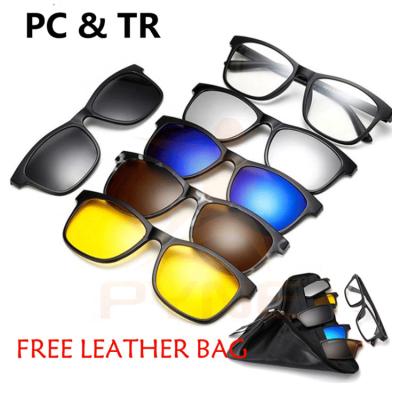 China Fashion Sunglasses Wholesale Replaceable Lens Sunglasses 2021 Women Polarized Sunglasses Logo Sun Glasses Set Custom Fashion for sale