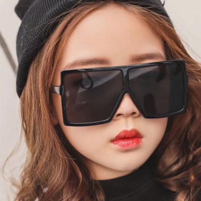 China Newest Trendy Fashion Sunglasses Youth Oversized Square PC Frame Kids Character Sunglasses for sale