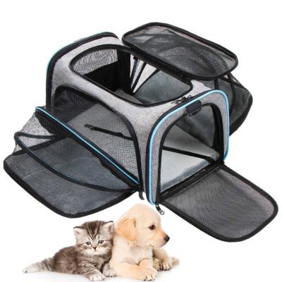 China New Viable Increased Foldable Bag Cat Carrying Bag Pet Dog Portable Outdoor Travel Handbag for sale