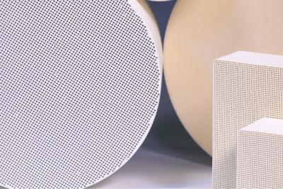 China Thin Honeycomb Ceramic Substrate , Cellular Catalyst Substrates for sale