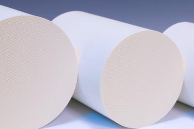 China MgO Cordierite Honeycomb Ceramic , Ivory Ceramic Substrates for sale