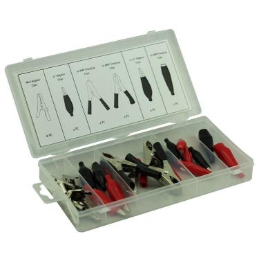 China Electrical Test Connector / Repair 28 Pc/Pcs Battery Clamp Kit for sale