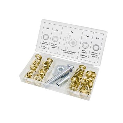 China Brass Coated 103 Rig Assortment Grommet Metal Pieces for sale