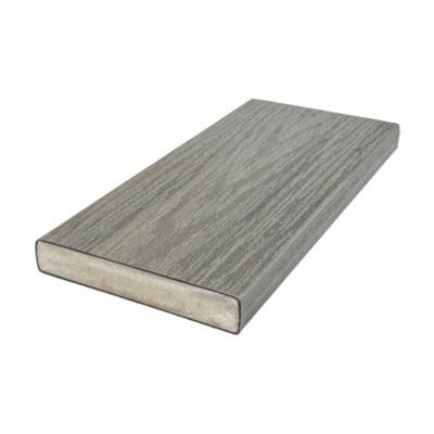 China 140mm*25mm Anti-fading Solid PVC Decking for Outdoor Garden Eco-friendly Asa Capped for sale