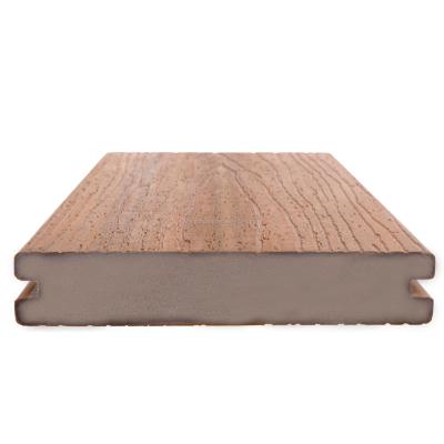 China Distressed PVC Decking Board for Easy Installation Outdoor WPC Co-extrusion Flooring Deck for sale