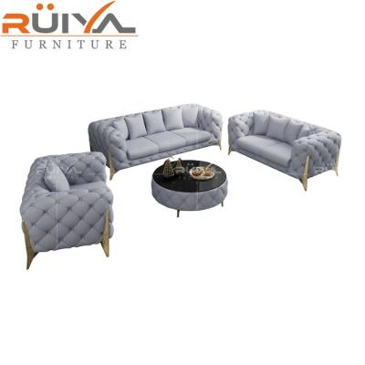 China (Sofa Other) 2020 Factory Direct Sale Adjustable Italian Luxury Chesterfield Velvet Upholstered Tufted Furniture for sale