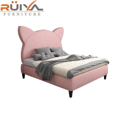 China Modern Fashionable Lovely Kid Bed Double Children's Bedroom Furniture Cartoon Bed For Kids Girl for sale