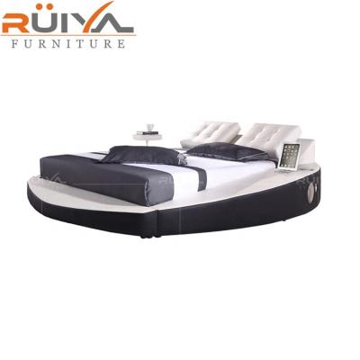 China (Other)Sweden Design Adjustable OEM Customized Modern Round Platform Bed On Sale With Music for sale