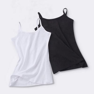 China 2022 Summer Breathable Hot Sale Women Vest Solid Color O-Neck Sleeveless Printed Basic Slim Tank Top Ribbed Knit Sexy Women Top for sale