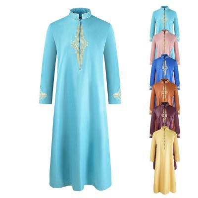 China Best Selling Robe Kaftan Robe Men Dress Arabic Islamic Clothing For Men Muslim Dress XY-053 for sale