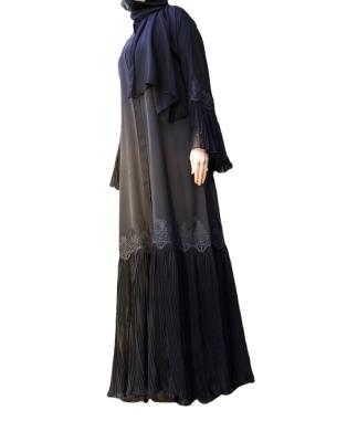 China New Dubai Style Long Sleeve Puffy Dress Long Sleeve Maxi Dress Jakarta Muslim Dress XY-0061 for sale