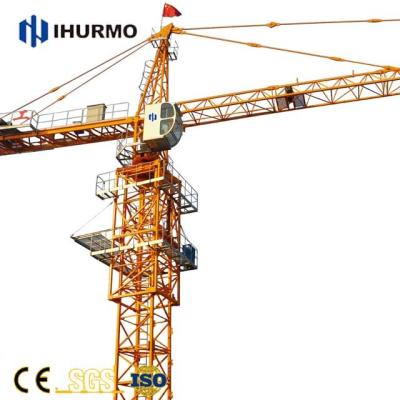 China Tower Crane Popular qtz 8t 80(6010) construction self erecting lifting tower crane in china for sale