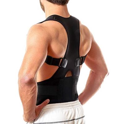 China 800 Magnet Back Brace Posture Corrector Back Hump Correction Neoprene Corrector Healthy Posture for sale