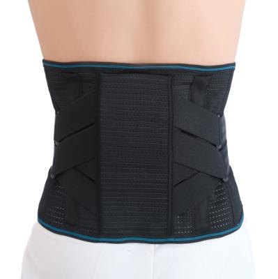 China Breathable Back Brace Posture Corrector Lumbar Support Belt Waist Trainer Back Pain Relief for sale