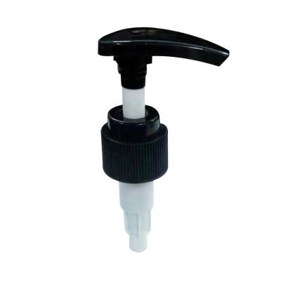 China Non-Refillable Plastic Hand Wash Bottle Spray Pump Black Hand Black Lotion Pump 28/410 for sale