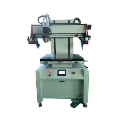 China Printing Shops Cheap Price Numerical Control PLC Semi Automatic Vertical Flat Silk Screen Printing Machine for sale