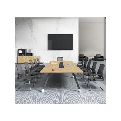 China Hot Selling Good Quality Office Furniture Extendable Modern Wooden Conference Table for sale