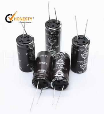 China Currency NXA50VB2200M 50V 2200UF 16X30 105C Aluminum Electrolytic Capacitor for sale