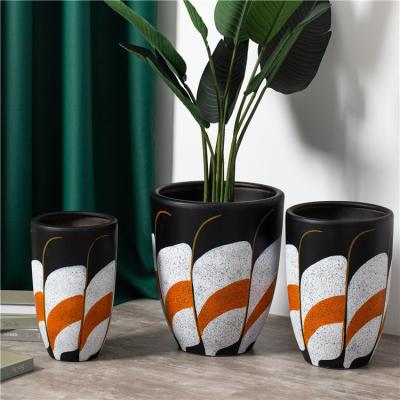 China Best Price European Style Minimalism Tall Macetas Plant Pot Wholesale Decor Large Ceramic Flower Pots&Planter for sale