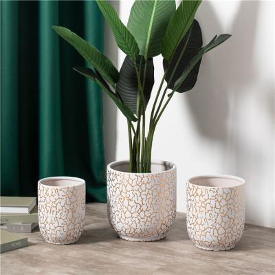 China De nieuwe van de de decoratieinstallatie van de aankomst binnen openluchtdesktop van de de pottendouane pot van de de luxe ceramische tuin voor bloem Te koop