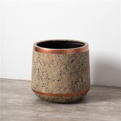 China European style unique design modern home garden tabletop decor planter cheap custom big ceramic flower pots in bulk FOB for sale