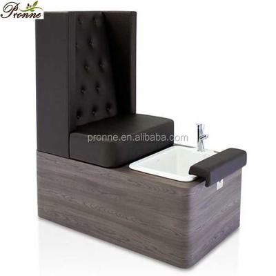 China Modern Luxury Fancy Leather Wooden Base China Style Salon Multifunctional Pedicure Station Furniture For Sale for sale