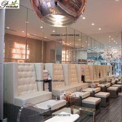 China Modern Luxury Comfortable Beauty Salon Application Manicure Spa Nail Spa Pedicure Chair And Nail Supply for sale