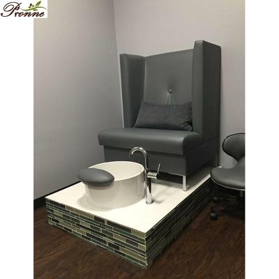 China Second hand modern luxury simple black taobao best price Pronne style hot sale pedicure spa chair for child for sale