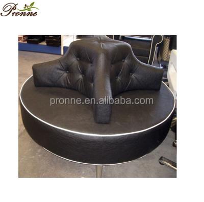 China Modern Beat Selling Modern Round Sofa Waiting Chair For Nail Salon for sale