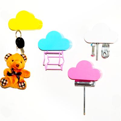 China Hot Selling ABS+magnet Amazon New Sturdy Ideas Shape Magnetic Cloud Key Holder For Wall for sale