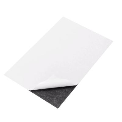 China Flexible Industrial Shopping Discount Magnet Double Sided Rubber Sheet Backed , Magnetic Roll With Adhesive for sale