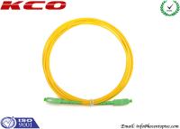 China Telecom Grade SC/APC - SC/APC Fiber Optic Patch Cord 3.0mm Single Mode Simplex LSZH for sale